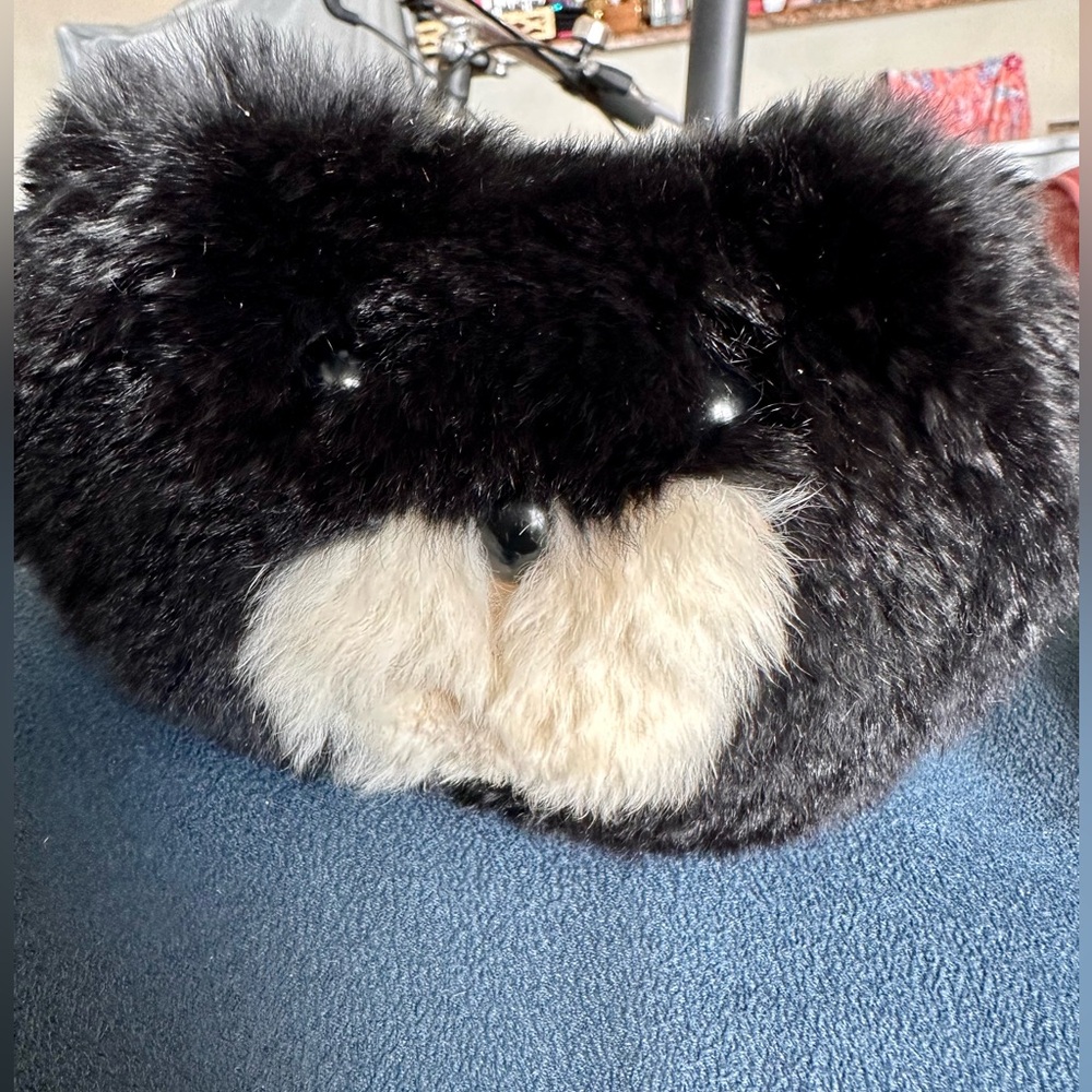 Teddy Bear 🧸 Pom Pom Fur Black